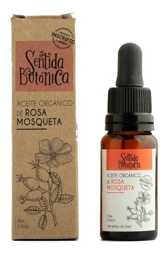 Aceite Rosa Mosqueta Organico Puro Sentida Botanica 15 Ml Tipo de piel Todo tipo