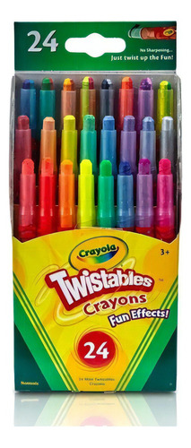 24 crayolas Crayons Twistables Fun Effects Crayola Girables