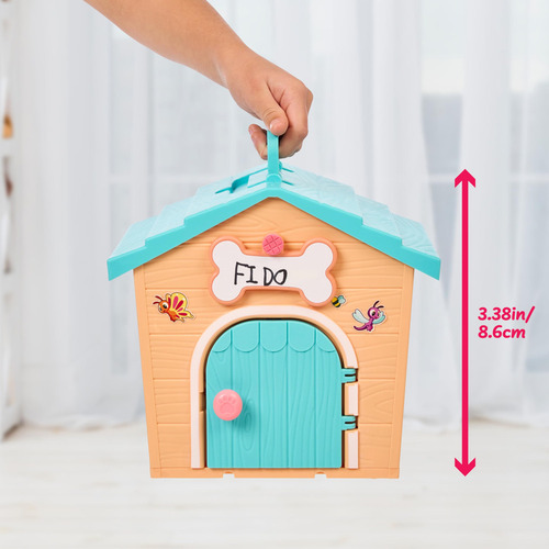Conjunto De Brinquedos De Pelúcia E Canil Little Live Pets M