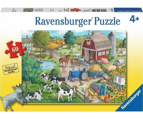 Rompecabezas Ravensburger La Granja Con 60 Piezas 4+