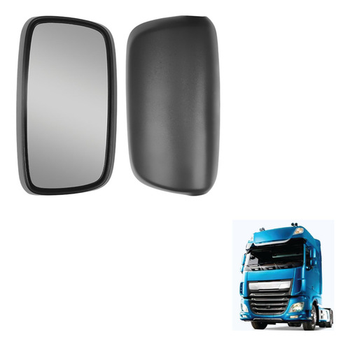 Espelho Retrovisor Daf Até 2024 - Convexo - Sem Desembaçador