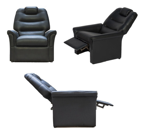Sillon Individual Poltrona Relax Reclinable Con Banqueta