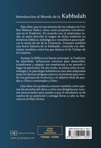 Introducción Al Mundo De La Kabbalah Zev Ben Shimon Halevi