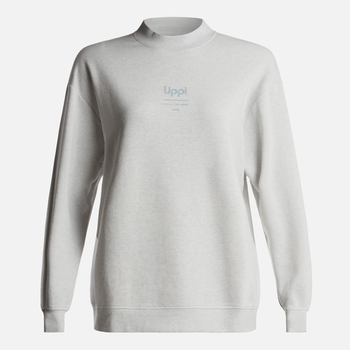 Poleron Mujer Ulmo Mid Point Crewneck Sweatshirt Gris Lippi