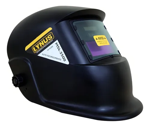Máscara De Solda Msl-3500 Escurecimento Automático Lynus Menor preço em Máscara De Solda Msl-3500 Escurecimento Automático Lynus