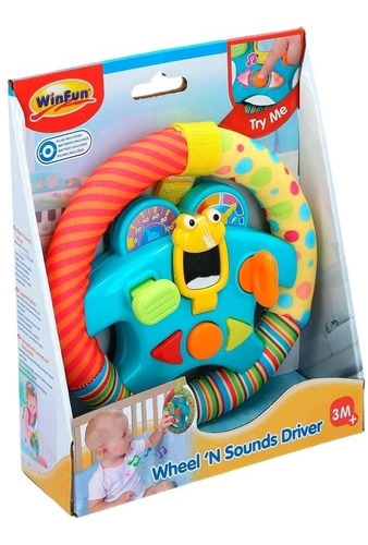 Winfun Wheel 'n Sounds Driver Volante Con Sonidos Para Bebé