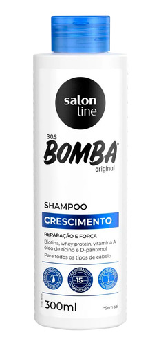 Shampoo Sos Bomba De Vitamina Original  300ml - Salon Line 