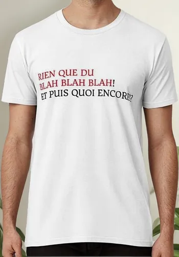 Remera Blah Blah Blah Camiseta Algodon Premium