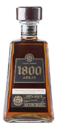 Pack De 4 Tequila 1800 Reserva Antigua Añejo 1 L