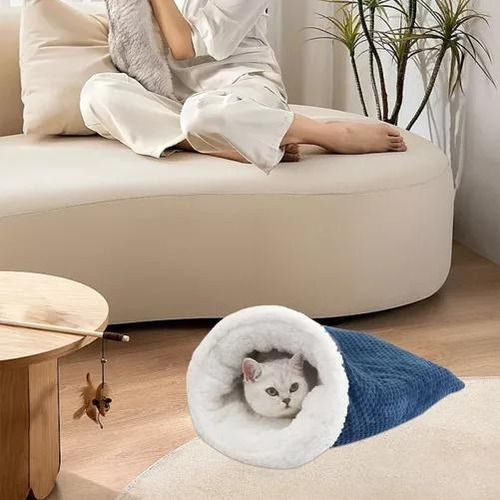 Saco De Dormir De Felpa Para Mascotas, Lavable