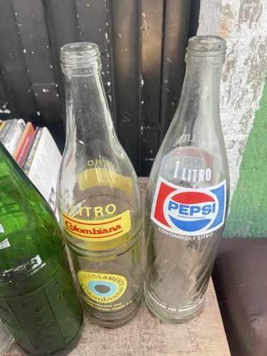 Botella Antigua Gaseosa Pepsi Lux Colombiana Coca Cola (Usado)
