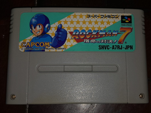 Juego Nintendo Super Famicom Rockman 7 (orig/jap) Impecable 