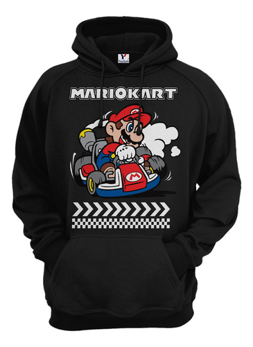 Sudadera Mario Bros M, Con Capucha Y Cangurera Unisex 03