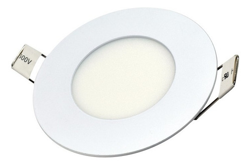 Artefacto Led 3w Redond Luz Calida Led Life Lh2006 Color Blanco