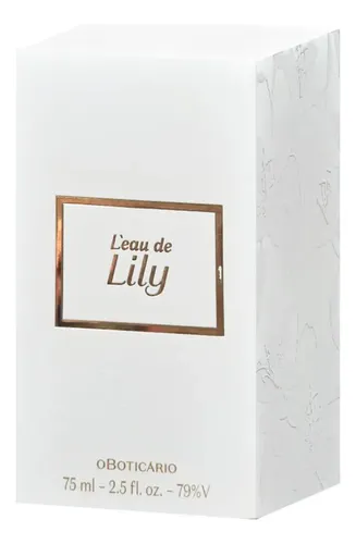 Lily Desodorante Colônia 75ml O Boticario | MercadoLivre