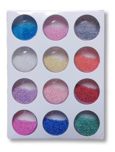Set Caviar  12 Colores, Diseño Uñas