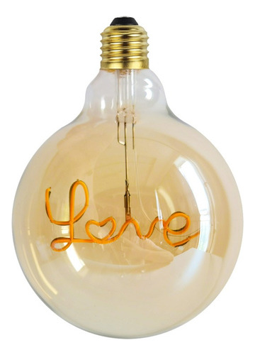 Lámpara Filamento Led Calida Decorativa Love Home -unilux