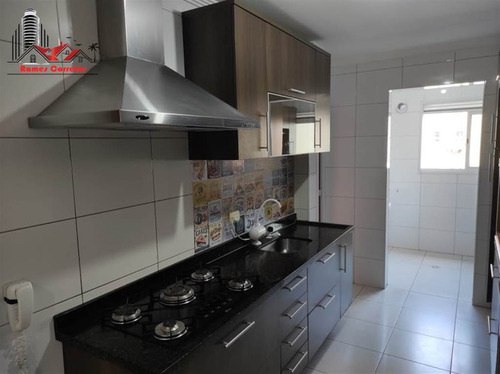 Imagem 14 de 30 de Apartamento 3 Dormitorios - Semi-mobilhado - 2 Vagas - Vista Mar - Canto Do Forte - Rc166