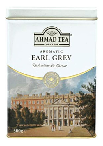 Ahmad Tea Earl Grey Té Suelto Aromático, Ceylon Caddy, 17.6 