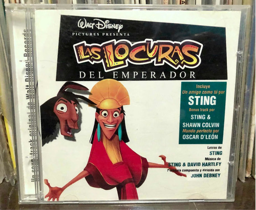 Cd Las Locuras Del Emperador - Soundtrack. 2000. Nacional.