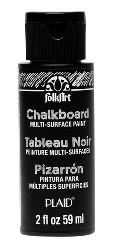 Pintura Acrilica Multi Surface Folkart Chalkboard 59ml Negro