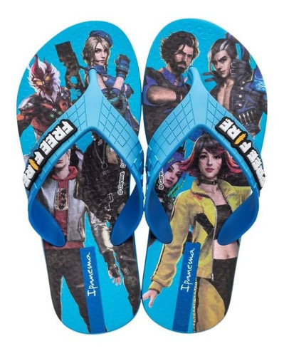 Chinelo Infantil Menino Gamer Free Fire Ipanema