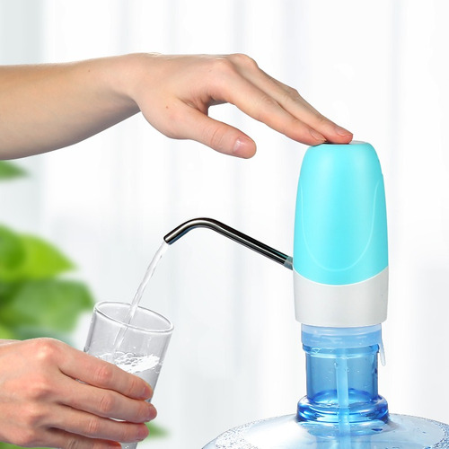 Imagen 3 de 10 de Bomba Electrónica Dispensadora Para Bidon De Agua, Usb