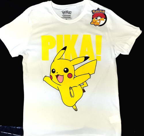 Playera Pokemon (pikachu) Unisex