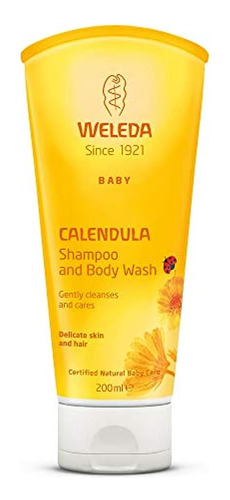 Weleda Calendula Baby Shampoo And Body Wash, 6.8 Onzas