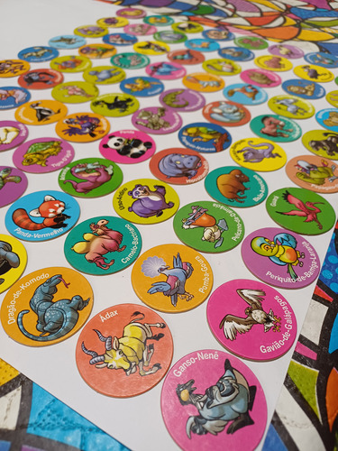 Coleção Completa Tazos Animais Em Extinção (Usado)