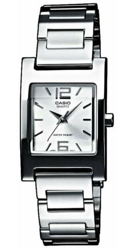 Reloj Mujer Casio Ltp-1283d-7adf Water Resistant Acero Inox