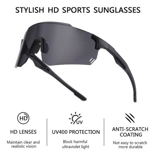 Gafas Deportivas De Ciclismo Coloridas Y De Moda
