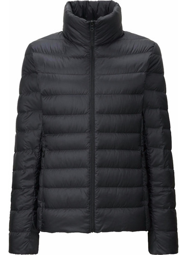 Campera Uniqlo Original Hombre Negro Sin Capucha