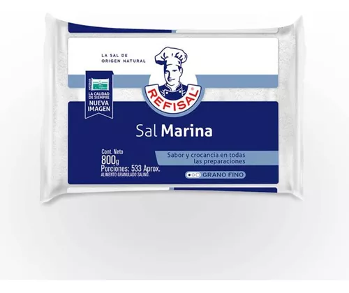 Comprar Sal Refisal Marina Refinada 800Gr