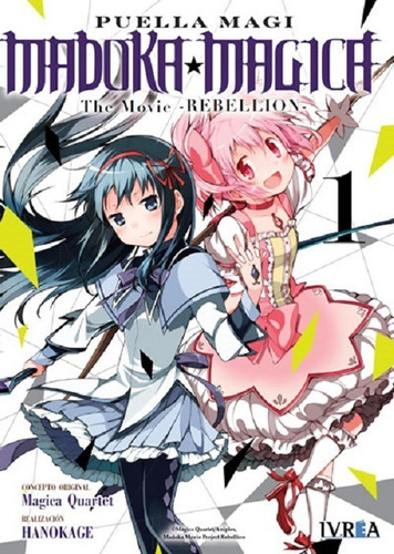 Manga Madoka Magica The Movie Rebellion Tomo 1 Ivrea