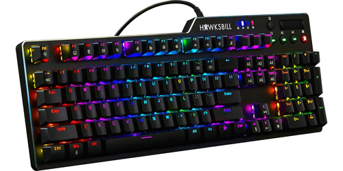 Hawksbill Scorpion V1 Teclado Mecánico Juegos Con Cable  Y