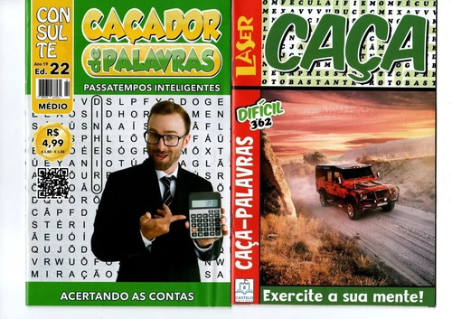 Kit 40 Revistas Caça Palavras (sem Repetições)