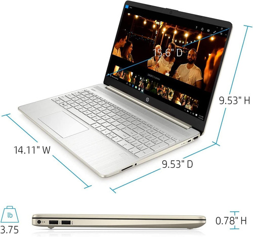 2022 Nuevo Portátil Hp Premium, Pantalla Led Hd De 15,6 , Pr