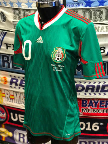 Jersey México 2010, adidas Talla M #10 Cuauhtémoc Blanco .