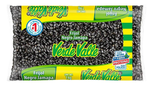 Nuevo Frijol Negro Verde Valle Jamapa Bolsa De 1 Kg