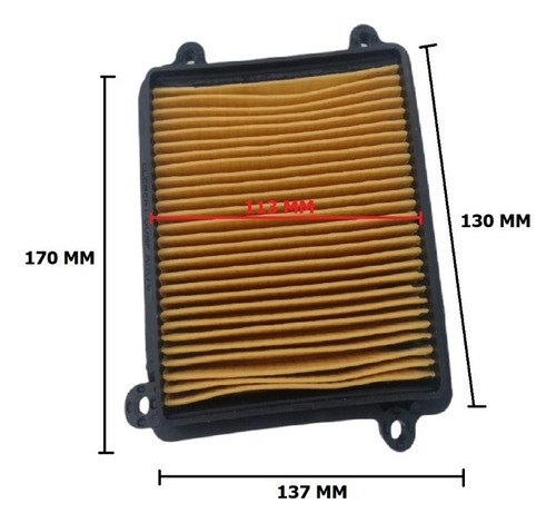 Filtro De Aire Hero Puch Modelo Hero Hunk 150 2021-2022