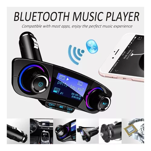 Reproductor De Música Para Coche Bluetooth Teléfonocargador