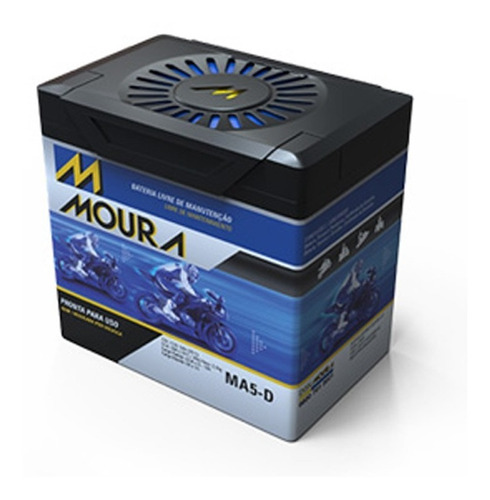 Bateria Moura Cg Fan 125 / 150 5ah Ma5-d ( Ytx5l-bs )