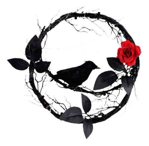 Corona De , Corona De Halloween, Negro, Colgante De Puerta,
