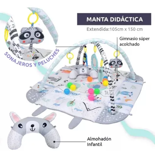 Gimnasio Happy Space 4 En 1 Bipokids - Art. 351-1a