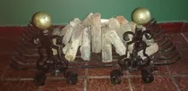 Comprar Antiguo Estufa Leñero Hogar Gas Bronce Hierro Fundición  