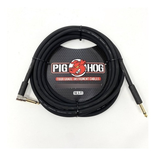 Cable Guitarra Bajo Docerola Ukulele 5.64 Metros Ph186r Plug Pig Hog Envio Inmediato +