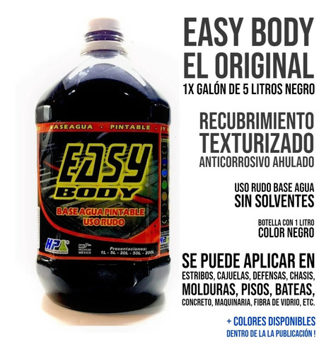 Easy Body Recubrimiento Texturizado Ahulado  - Galón 5 Lt