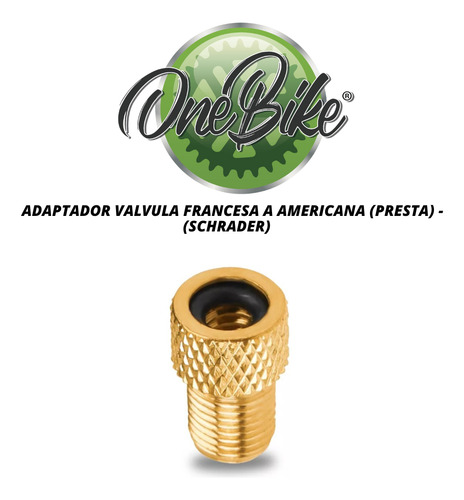 Adaptador Valvula Francesa A Americana (presta) - (schrader)