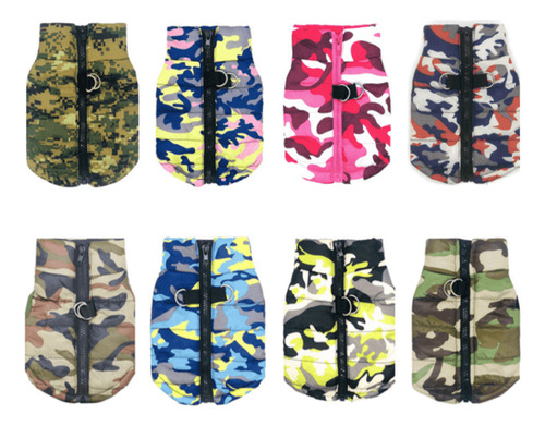 Droolingdog® Parca Impermeable Camuflaje Estampado 3 - S